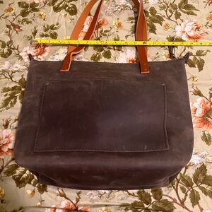 🦄 Portland Leather Goods tote, true unicorn color groupie gray. 🦄